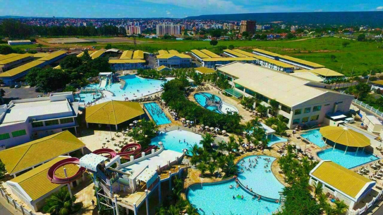 Lacqua Di Roma Com Piscina De Ondas Junior Appartement Caldas Novas Buitenkant foto